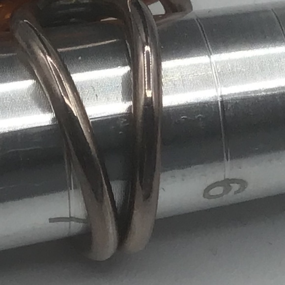 Ring Sterling .925 Silver with Deep Golden Amber Stone - Picture 9 of 9